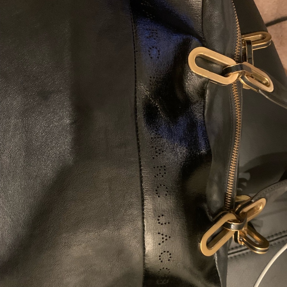 Marc Jacobs Black Tote with Gold Accents - Picture 5 of 16